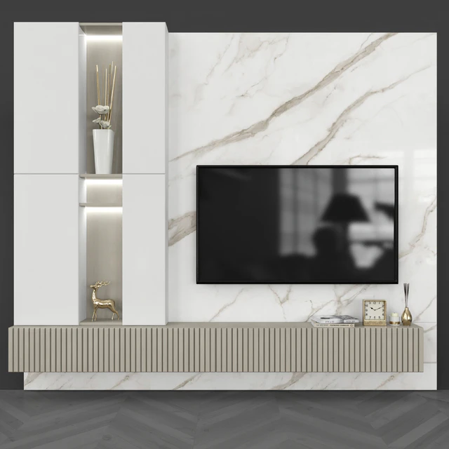 Modern TV Wall set53 — Скачать