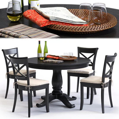 C&B Vintner Chair and Avalon Table — Вид 1