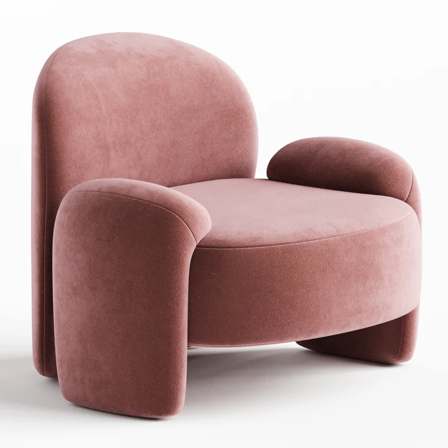 Paolo Castelli AMA Upholstered cotton armchair — Скачать