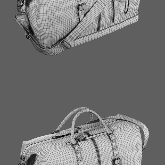 S-ZONE Trim Travel Tote Duffel Shoulder Handbag Weekend Bag — Descargar