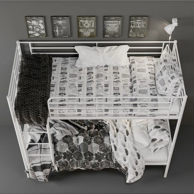 IvEA Svarta Bunk Bed — Ver 3