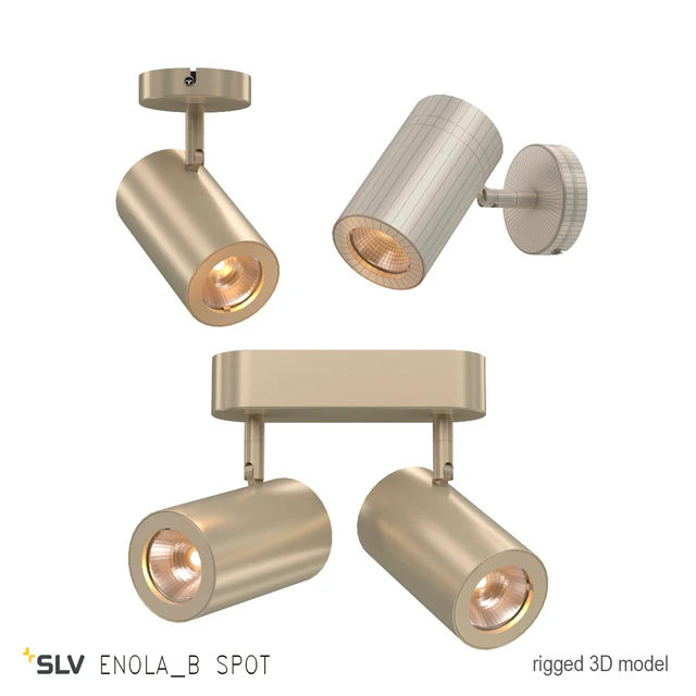 SLV ENOLA B SPOT (Rigged model) — Descargar