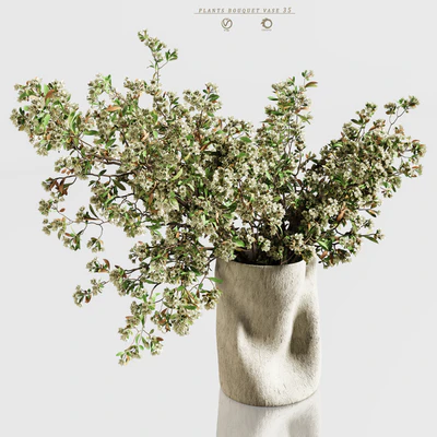 plants bouquet vase 35 — Ver 7