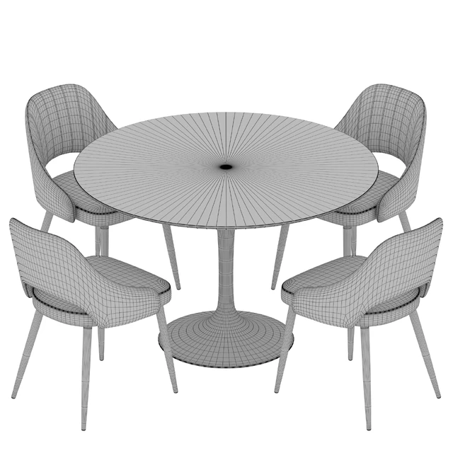 Tulip table M-City Fantine Dining set — Descargar