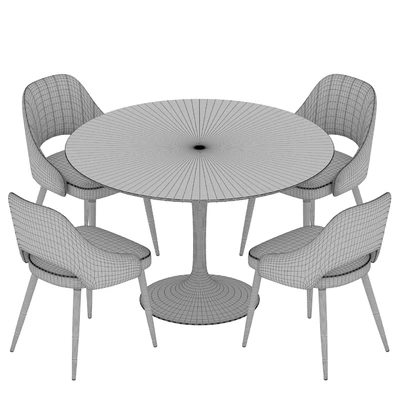 Tulip table M-City Fantine Dining set — Ver 3