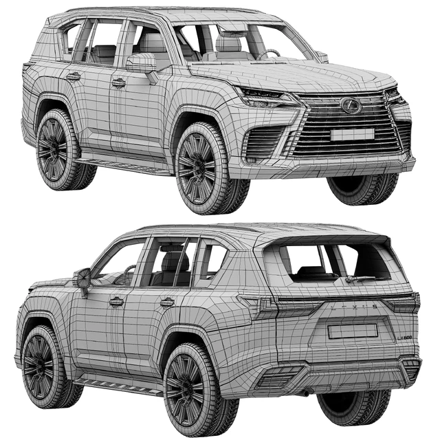 Lexus LX600 2022 — Скачать
