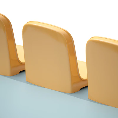 Plastic chairs seats seats for the stadium grandstand — Ver 7