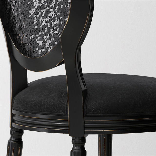 RH/ VINTAGE FRENCH SEQUIN DESK CHAIR — Скачать
