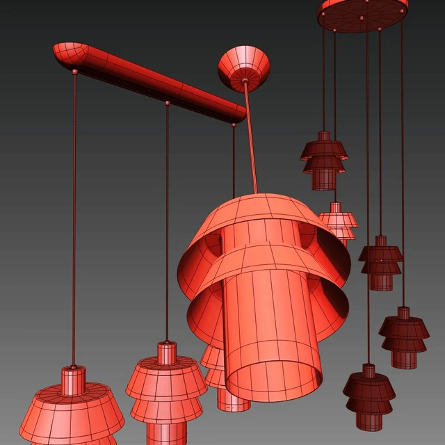 Suspended fixtures, model JADEN, from company LUCIDE, Belgium. — Descargar