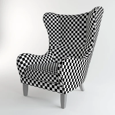 Garbo Leather Wingback Chair — Ver 2