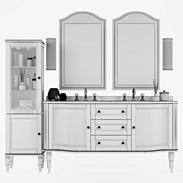 Bathroom furniture Caprigo York — Descargar