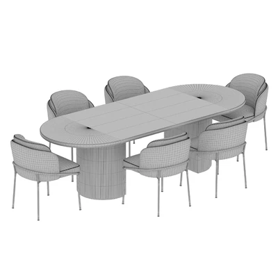 Fil Noir Gubi Moon Dining Table — Вид 3