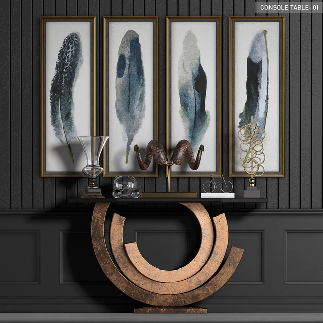 Contemporary Vintage  Console Table — Скачать