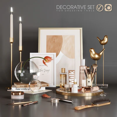 Decorative set with Tulip — Ver 1
