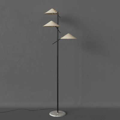 Stilnovo Floor Lamp Triple Shades — Скачать