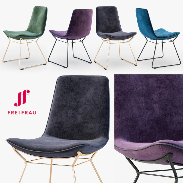 Freifrau Amelie chair basic wire frame — Скачать