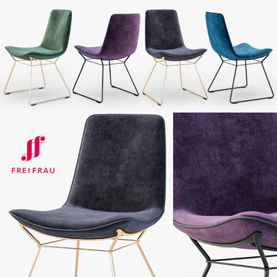 Freifrau Amelie chair basic wire frame — Вид 1