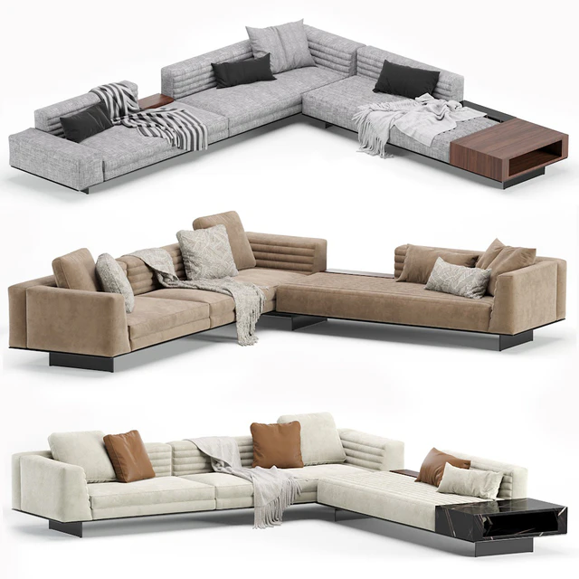 Minotti roger modular sofa — Descargar