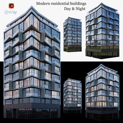 Modern residential building 2 — Ver 1