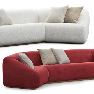 Stahl band pouf sectional sofa — Ver 4