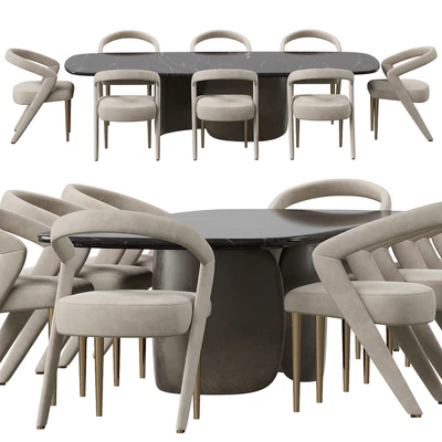 Wave Chair and Mellow Table — Ver 4