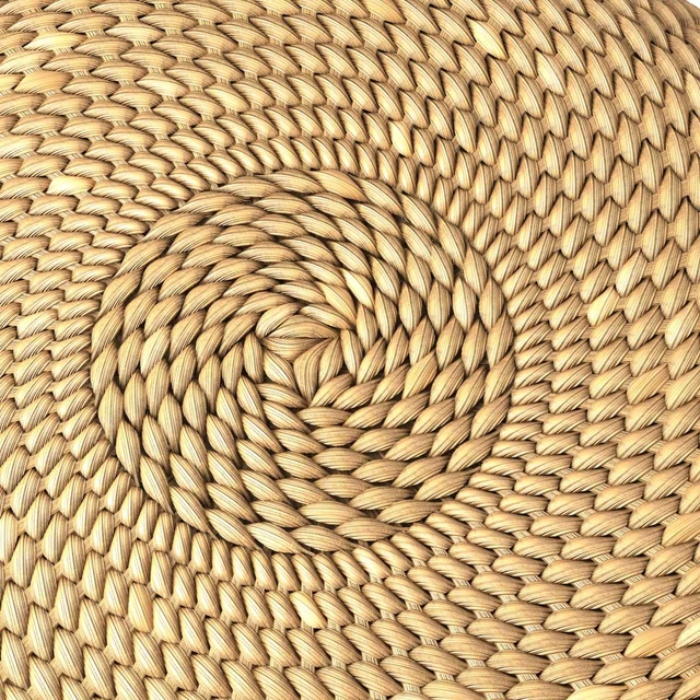 Bazar Bizar WATERHYACINTH  Pouf Round natural fibre pouf — Скачать