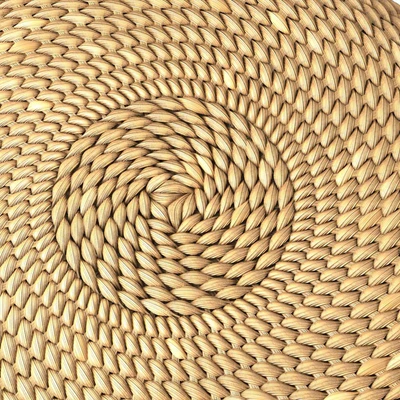 Bazar Bizar WATERHYACINTH  Pouf Round natural fibre pouf — Вид 5