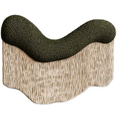 Petite Bouble with Natural Fringes Textile Wall Art — Ver 5