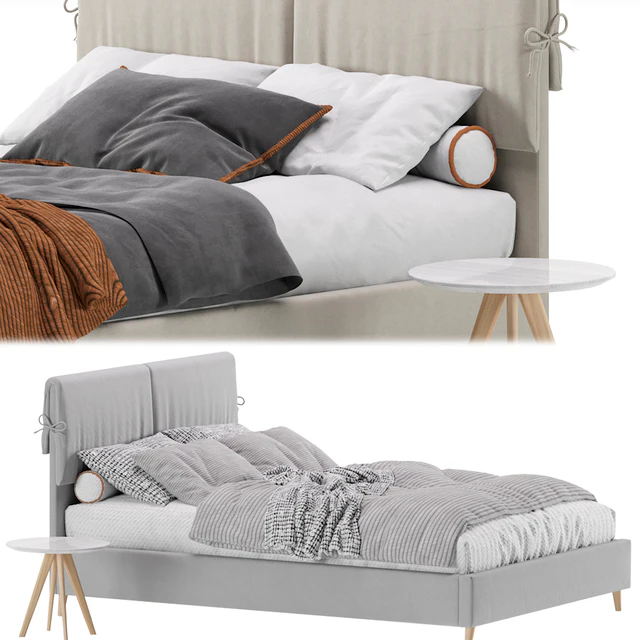Bed Siteno Minced 140 Barhat Beige by Divan.ru / Bed Siteno — Descargar