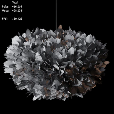 White Feather Chandelier — Вид 4
