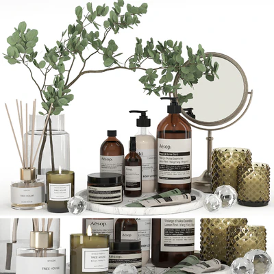Decorative set 09 - Bathroom accessories — Ver 1