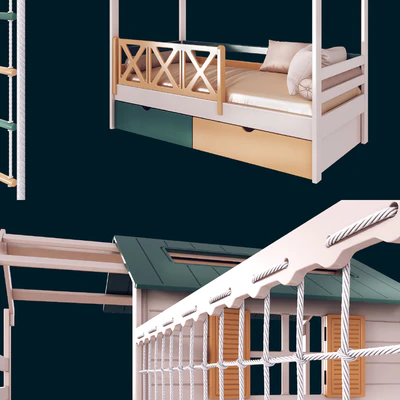 Baby bed and playground — Ver 3