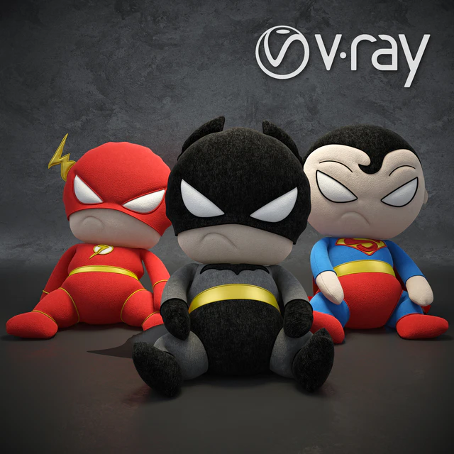 Мягкие игрушки-супергерои из вселенной DC — Скачать