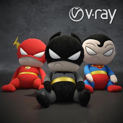 Мягкие игрушки-супергерои из вселенной DC — Вид 1