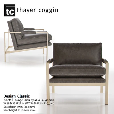 951 DESIGN CLASSIC Lounge Chair by MILO BAUGHMAN — Ver 3