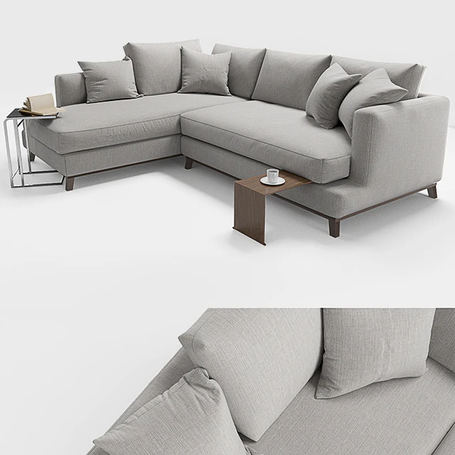 Etch&Bolts Griffith L-Shaped Sofa — Скачать