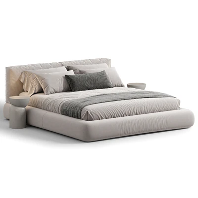 Italian minimalist bed — Ver 6