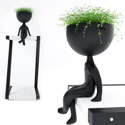 Planter for flowers Kelly Flowers Set0001 — Ver 4