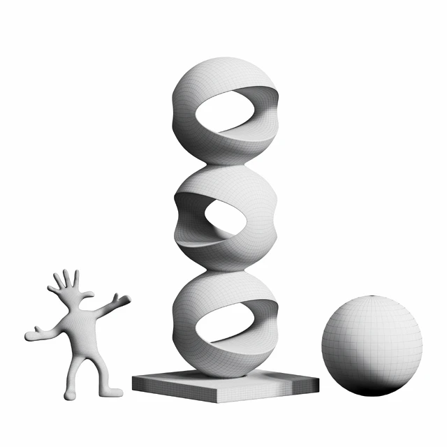 Endless ball ornament sculpture — Скачать
