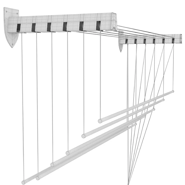 Wall-mounted clothes dryer Gimi SpA Lift 160 cm — Descargar