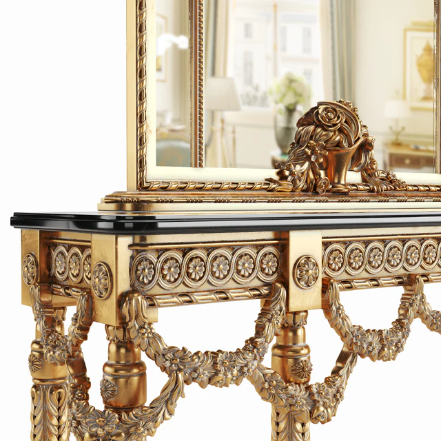 Console and mirror ART. 288 CIN55 by Cappellini Intagli — Descargar