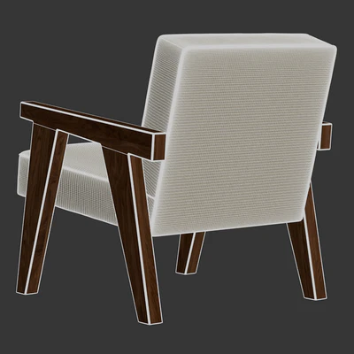 Zara Home - The walnut armchair with hemp upholstery — Ver 6