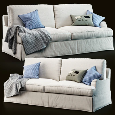 PB Russian Arm Slipcovered Sofa — Ver 1