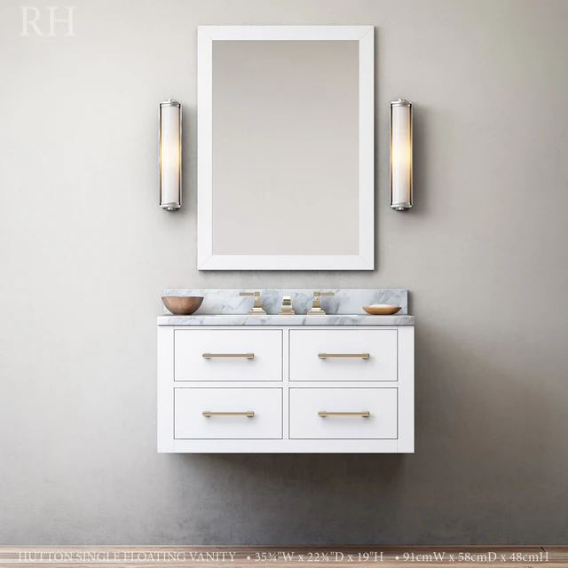 HUTTON SINGLE FLOATING VANITY — Скачать