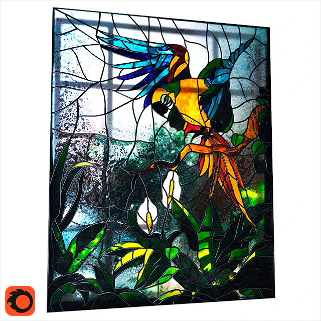 Glass Parrot / Parrot Stained — Descargar