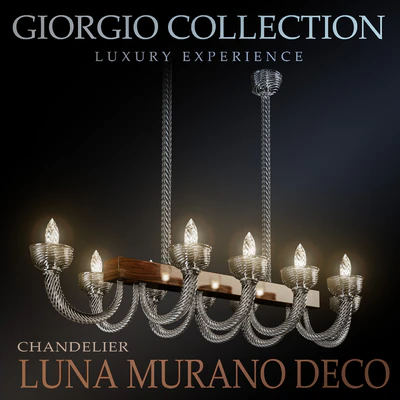 Luna Murano Deco Chandelier — Скачать