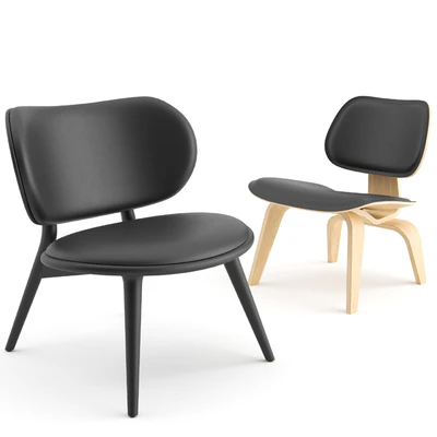 Scandinavian Lounge Chairs by Mater and Vitra — Ver 4