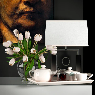 DECORATIVE FLOWER VASE SET 4 — Ver 1