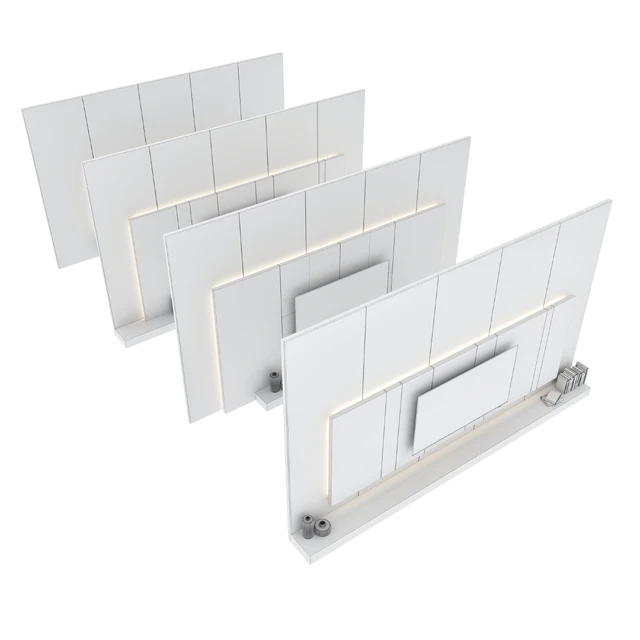 TV wall set 02 — Скачать