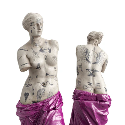 Venus Modern sculpture with tattoo — Ver 1
